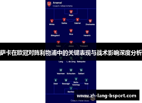 萨卡在欧冠对阵利物浦中的关键表现与战术影响深度分析